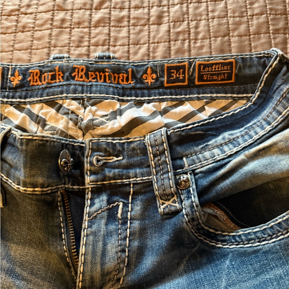 Rock Revival Blue Men's Jeans